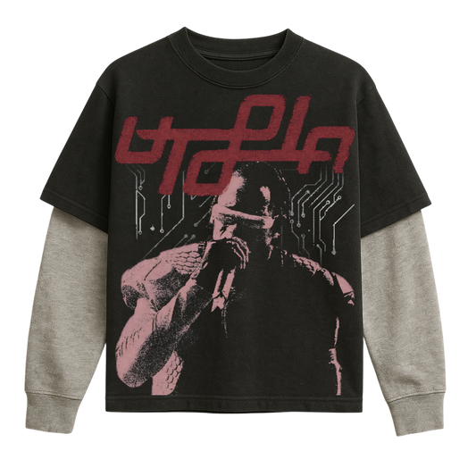 UTOPIA STAMP OVERSIZED TEE
